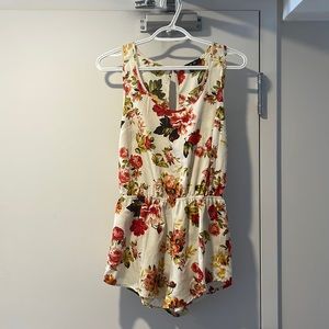 Floral Romper.